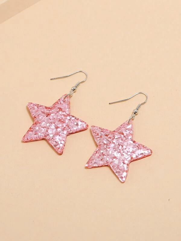 “Shooting Star” Sequin Earrings