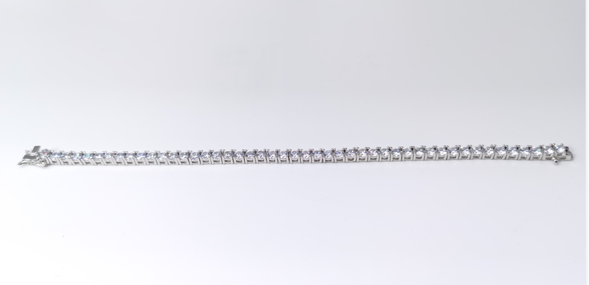 18K Gold Vermeil Tennis Bracelet