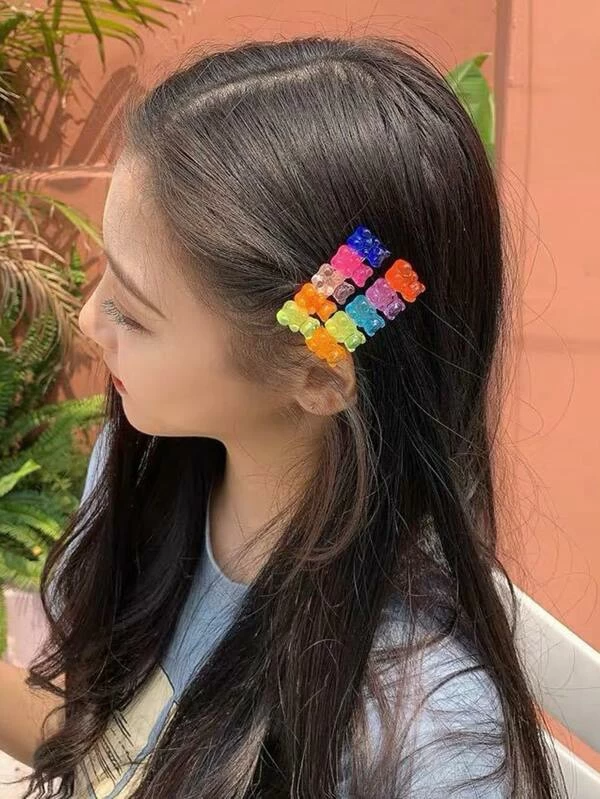 “Sweet Like Candy” Gummy Bear Hair Clips
