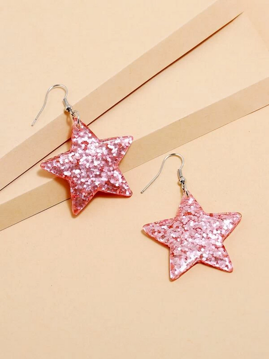 “Shooting Star” Sequin Earrings
