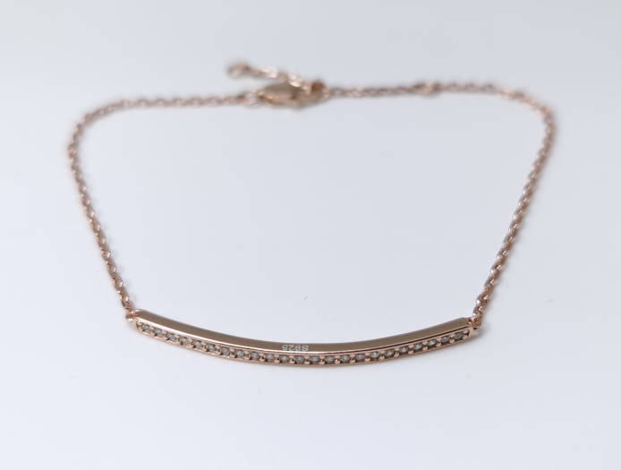 Diamond Bar Bracelet