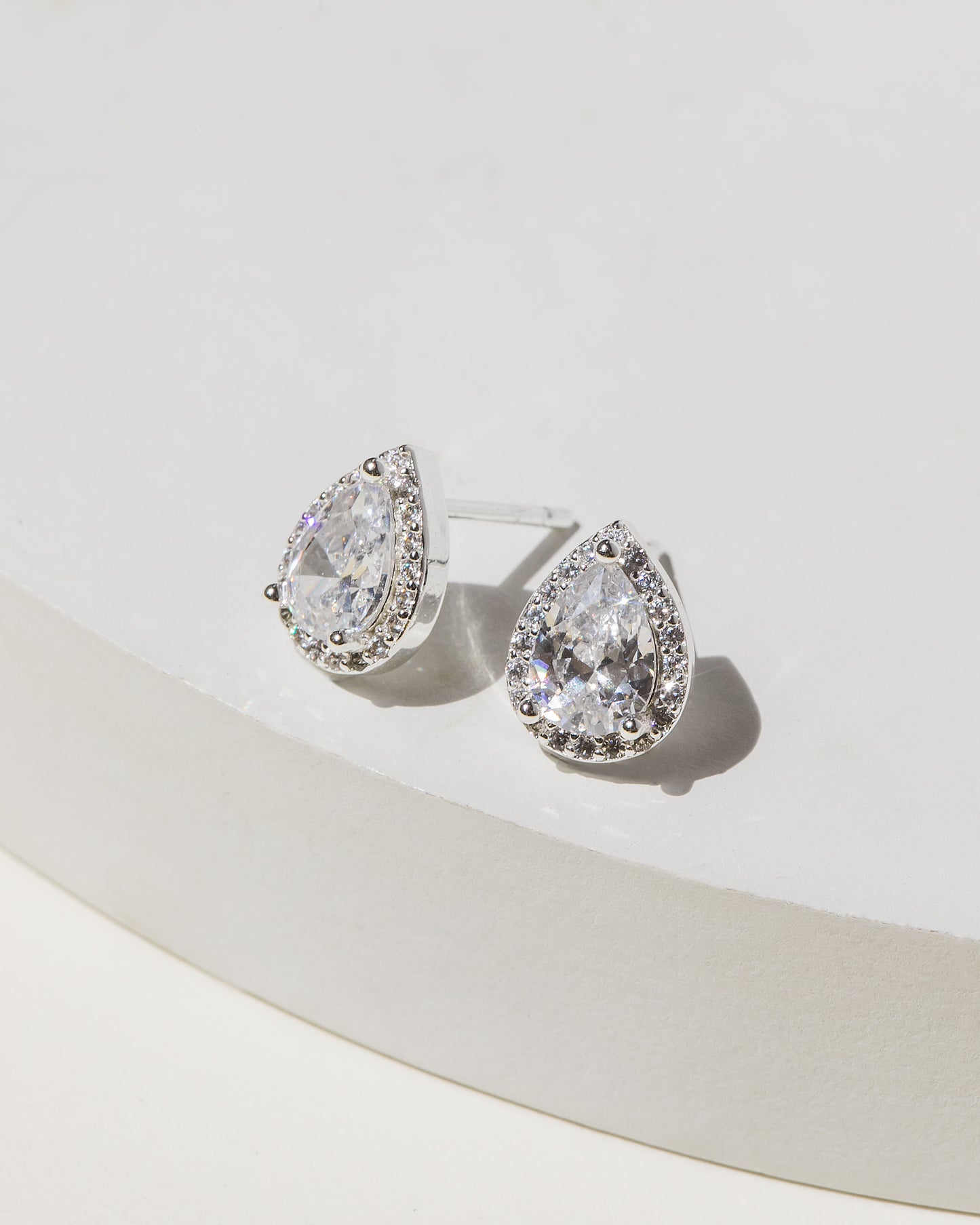 "Her Majesty" Diamond Simulant Earrings