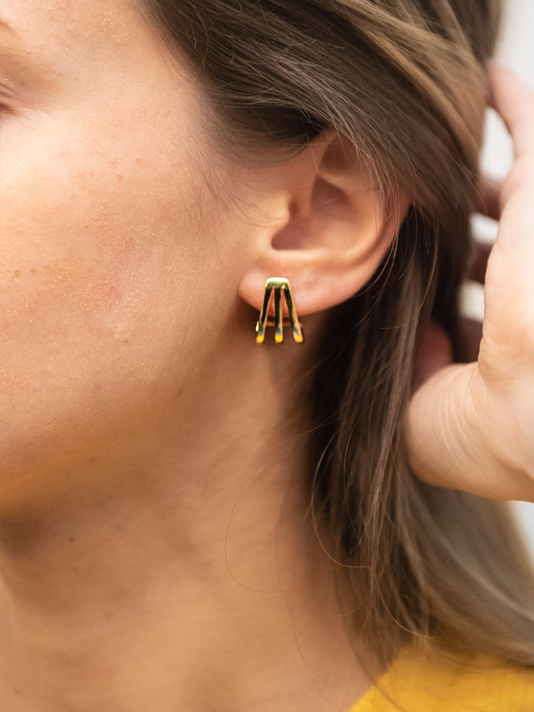 "80's Babe" Triple Hoop Earrings