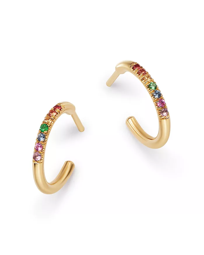 Girls Just Wanna Have Fun Hoop Earrings