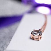 "Hold The Phone" Rose Gold Pendant