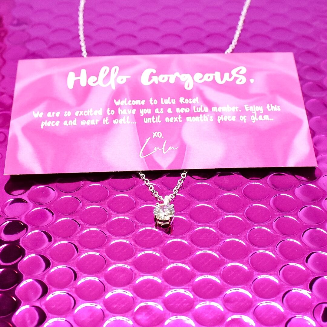 "Sugar Coated" Diamond Simulant Pendant