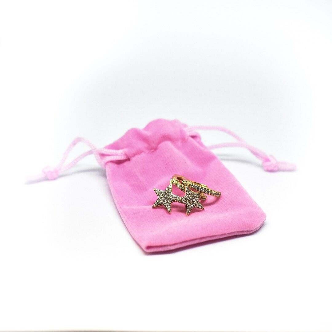 "Intergalactic" Star Hoop Earrings