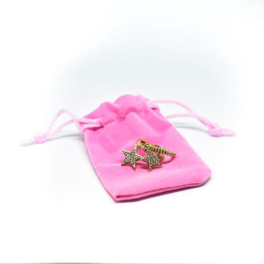 "Intergalactic" Star Hoop Earrings