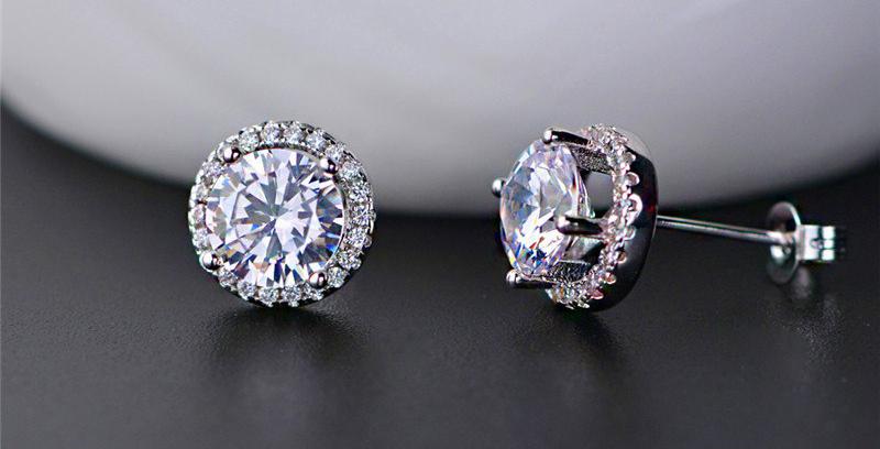 Victoria Diamond Simulant Earrings